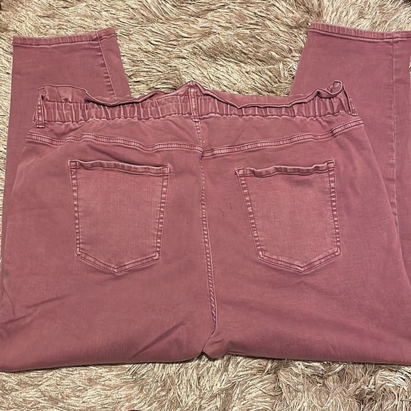 𝅺AVA‎ & Viv Pink Paperbag Jeans 24W - Picture 9 of 11